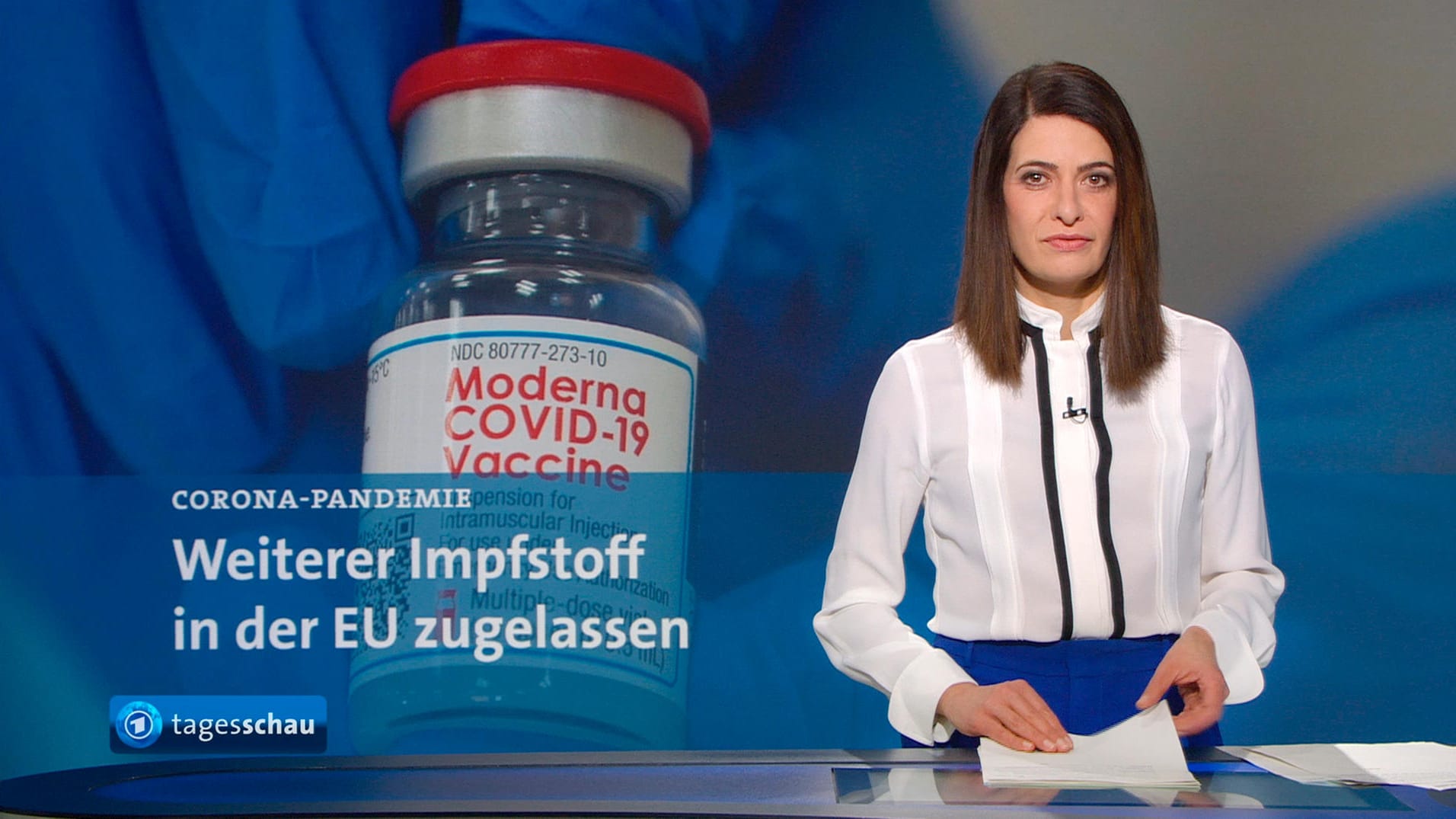 Linda Zervakis: Die Moderatorin zum Thema Corona-Pandemie in der "Tagesschau".