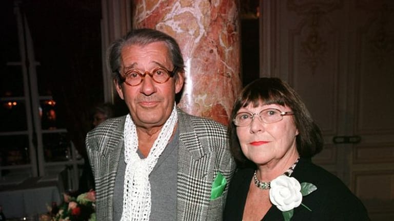 June Newton und ihr Mann Helmut im Jahr 2001: Der Star-Fotograf starb bereits 2004.