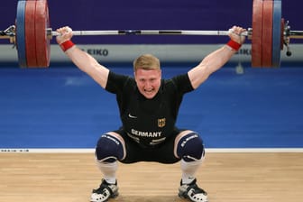 Jürgen Spieß bei der EM 2017: Der deutsche Gewichtheber beendet seine Karriere.