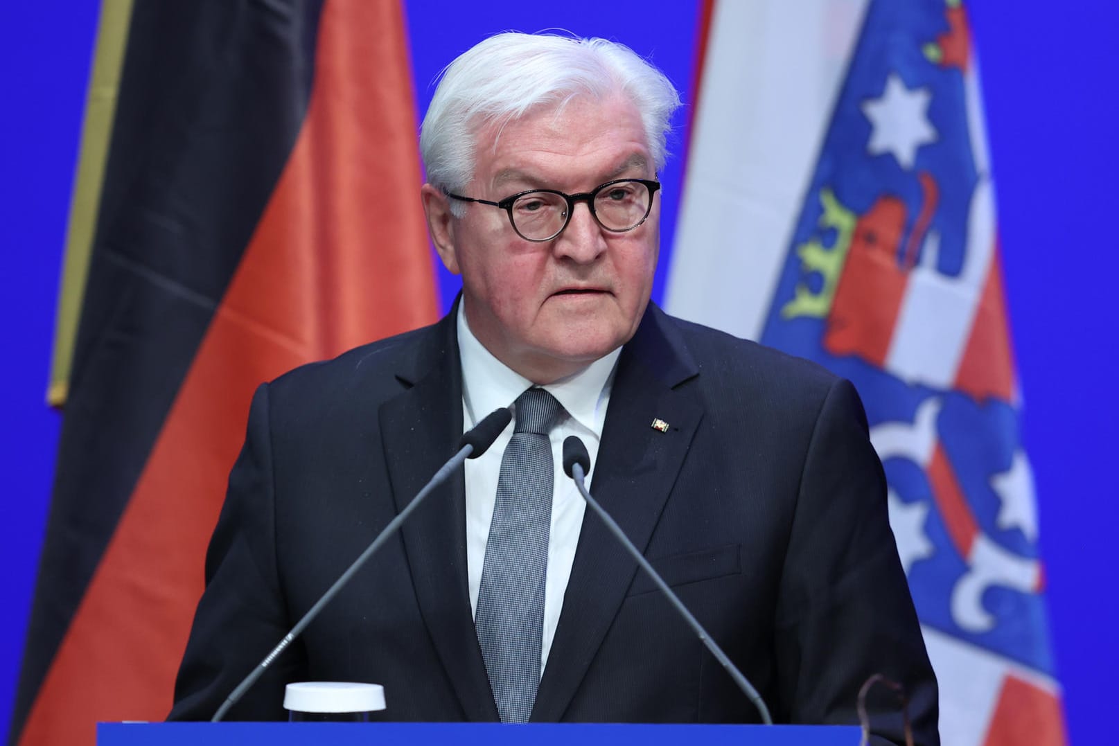 Frank-Walter Steinmeier: Der Bundespräsident nahm an einem Gedenkakt zum 76. Jahrestag der Befreiung des Konzentrationslagers teil.