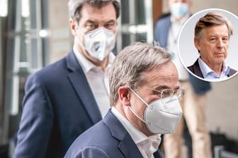 Markus Söder und Armin Laschet: Beide haben erklärt, für das Kanzleramt kandidieren zu wollen.