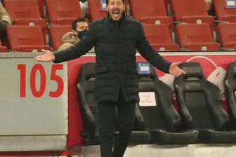 Atletico Madrids Cheftrainer: Diego Simeone.