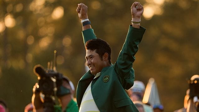 "Ich hoffe, dass ich ein Pionier bin, dem viele andere Japaner folgen werden", sagte Golf-Profi Hideki Matsuyama nach dem Major-Triumph. "Ich hoffe, dass ich ein Pionier bin, dem viele andere Japaner folgen werden", sagte Golf-Profi Hideki Matsuyama nach dem Major-Triumph.