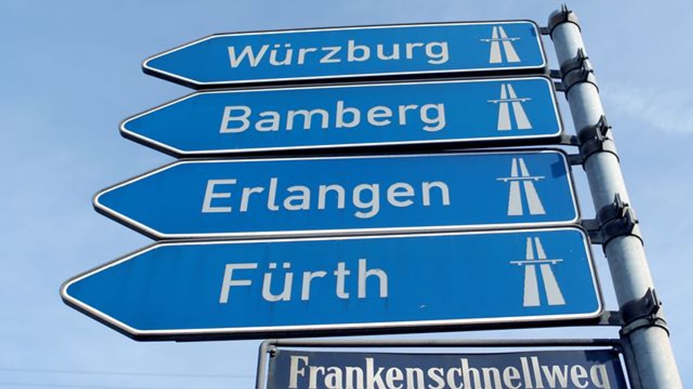Frankenschnellweg in Nürnberg