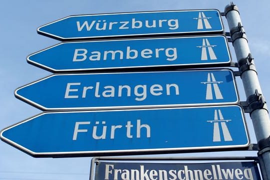 Frankenschnellweg in Nürnberg