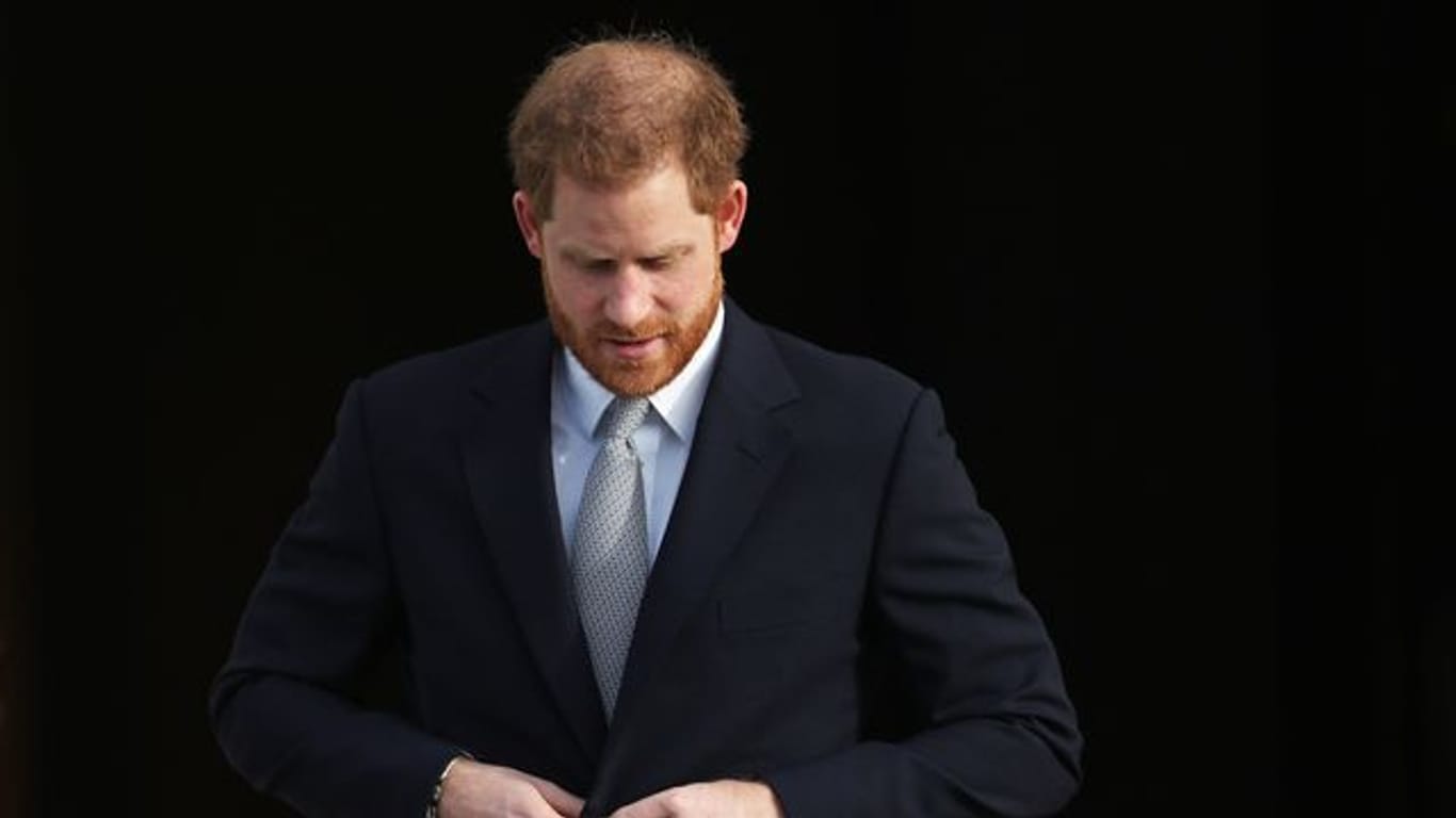 Prinz Harry nimmt am Samstag an der Beerdigung von Prinz Philip teil.