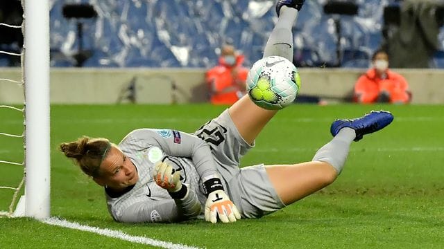 Wechselt von Wolfsburg nach Leverkusen: Friederike Abt. Wechselt von Wolfsburg nach Leverkusen: Friederike Abt.