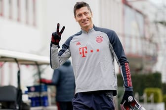 Hat bei Bayern wieder das Training aufgenommen: Robert Lewandowski.