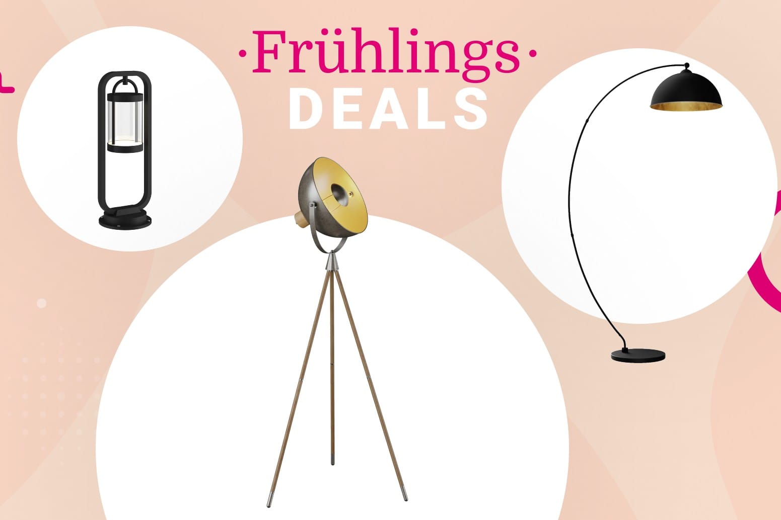 Frühlingsdeals bei t-online: Sichern Sie sich starke Rabatte auf bereits reduzierte Produkte von Lampenwelt.