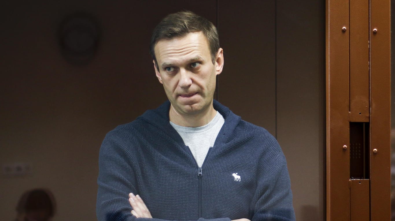 Alexej Nawalny vor Gericht in Moskau: Der Kremlkritiker befindet sich nach seiner Verurteilung im Hungerstreik