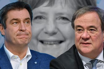 Markus Söder und Armin Laschet: Jetzt wird die Auseinandersetzung der beiden Parteichefs schärfer.