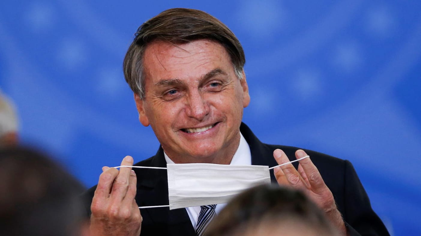 Jair Bolsonaro: Der brasilianische Präsident lehnt harte Maßnahmen im Kampf gegen die Pandemie ab.