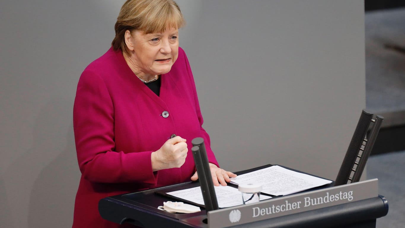 Bundeskanzlerin Angela Merkel: Sie will mit den Bundesländern eine rasche Einigung finden.