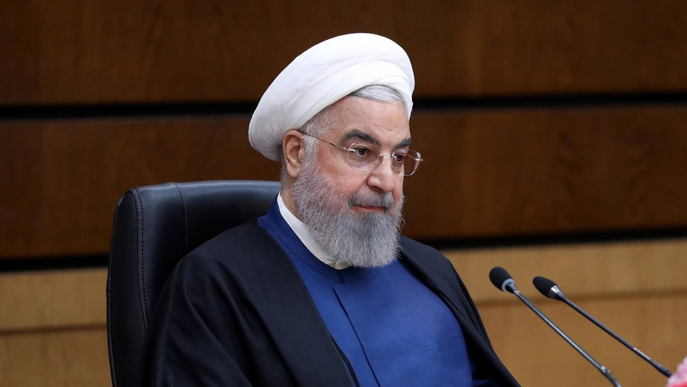 Hassan Rouhani, iranischer Präsident: Von den Strafmaßnahmen sind acht Einzelpersonen und drei Haftanstalten betroffen.