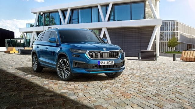 Skoda Kodiaq: Zu erkennen ist der Kodiaq unter anderem an neuen Schürzen für Front und Heck.