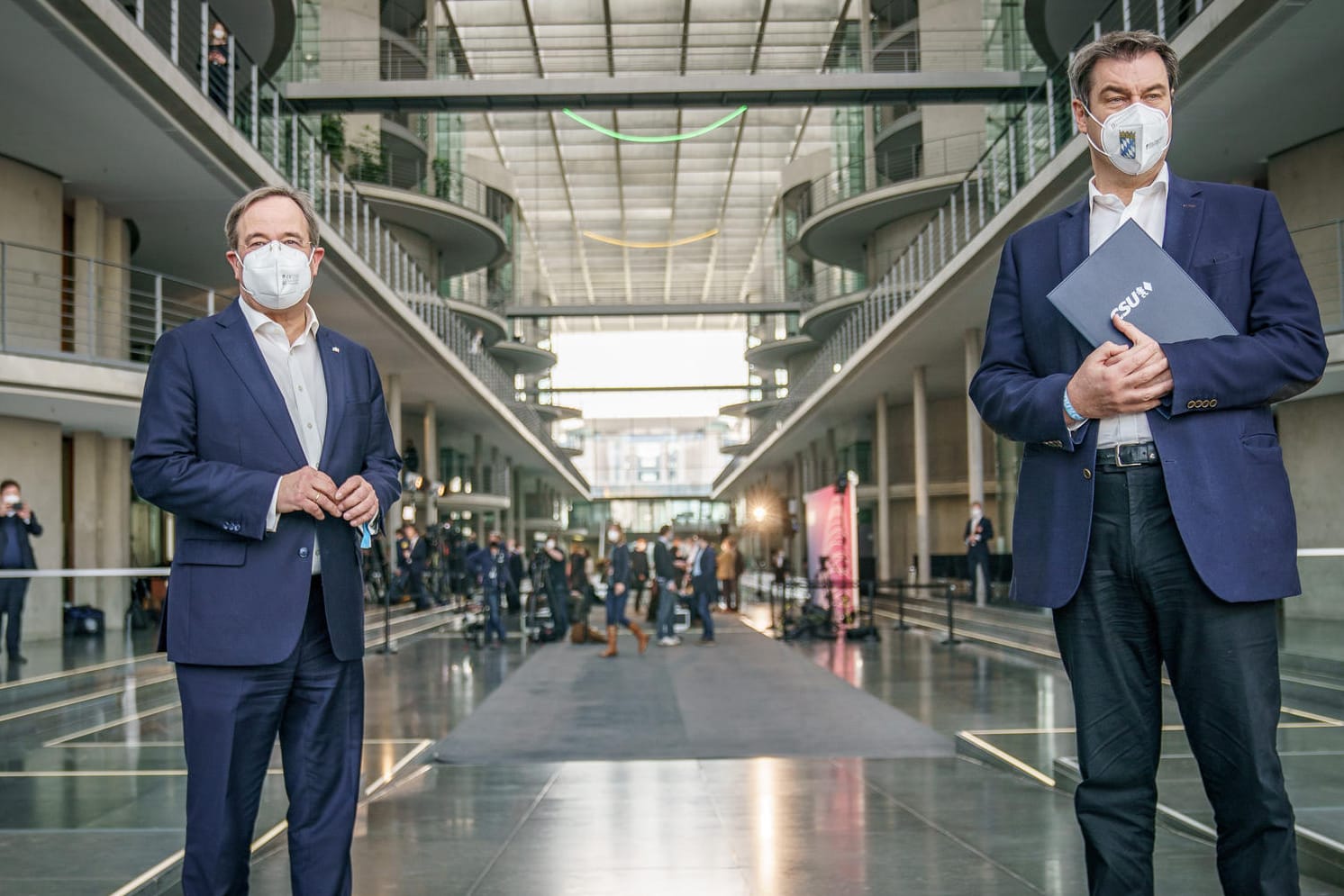 Armin Laschet, Markus Söder: Kontrahenten um die Kanzlerkandidatur der Union.