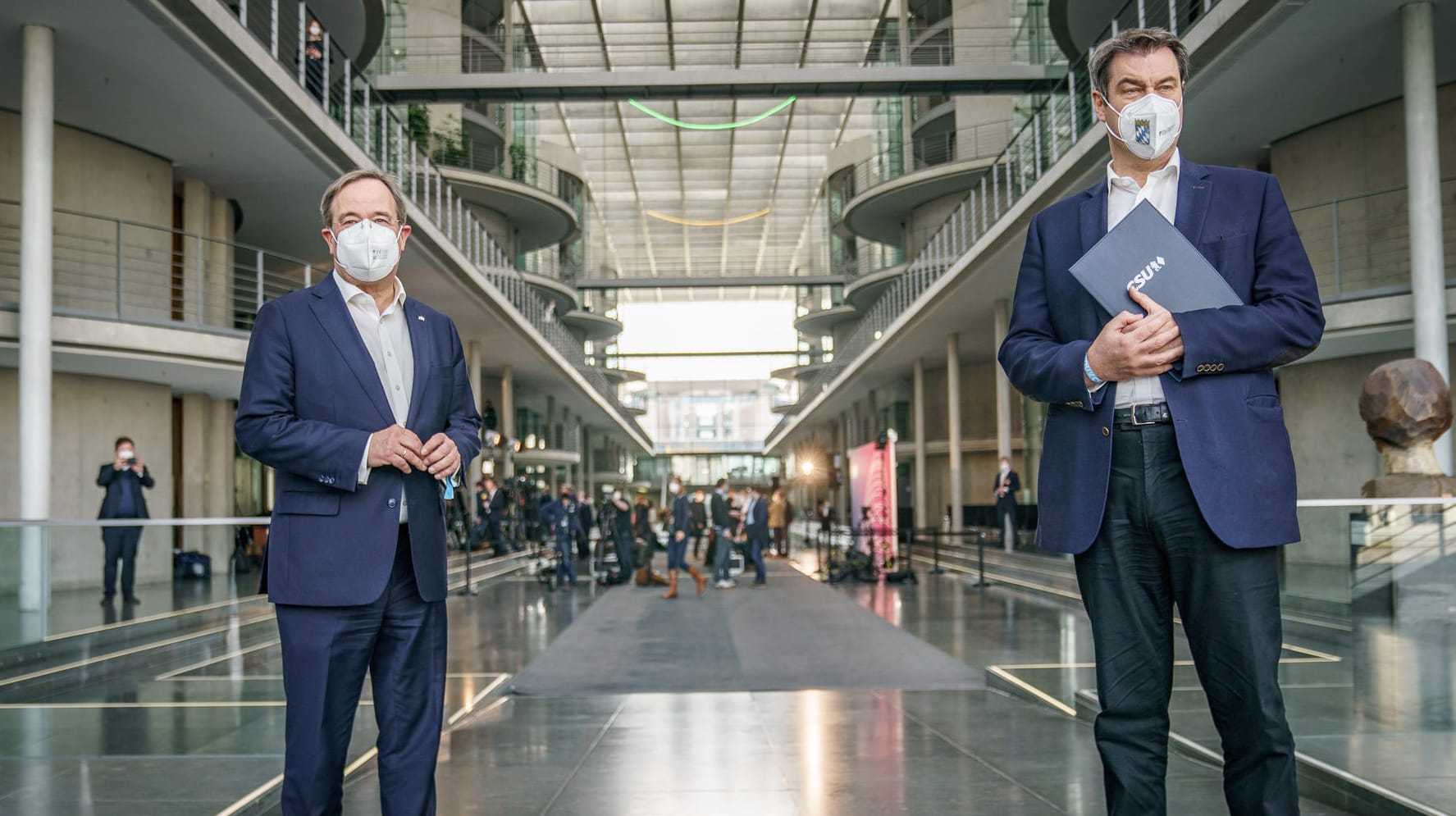 Armin Laschet, Markus Söder: Kontrahenten um die Kanzlerkandidatur der Union.