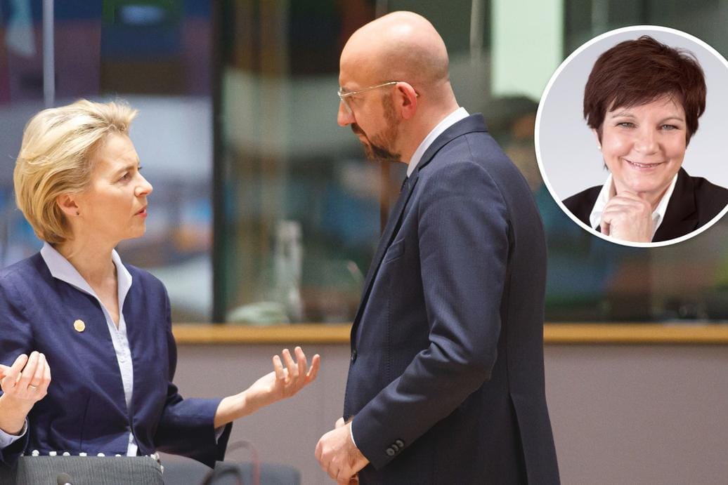 Kommissionschefin von der Leyen, Ratspräsident Michel: Die EU hat aktuell größere Probleme zu bewältigen als Sofa-Gate.