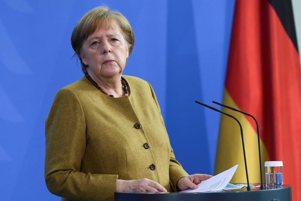 Angela Merkel: Die Bundeskanzlerin verbreitete zum Schluss ihres Statements Hoffnung, dass sich die Corona-Lage bald bessert.