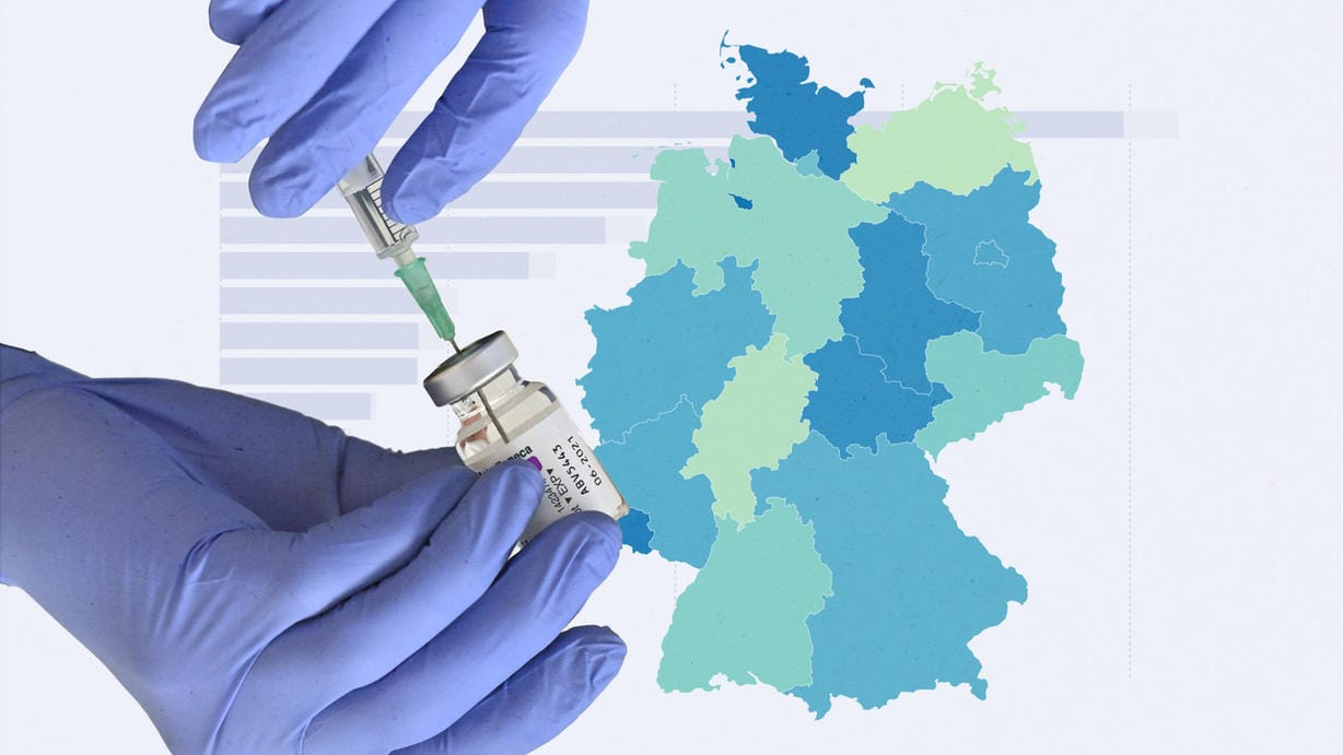 So stehen die Bundesländer beim Impfen im Vergleich da