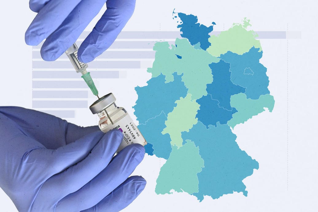 So stehen die Bundesländer beim Impfen im Vergleich da