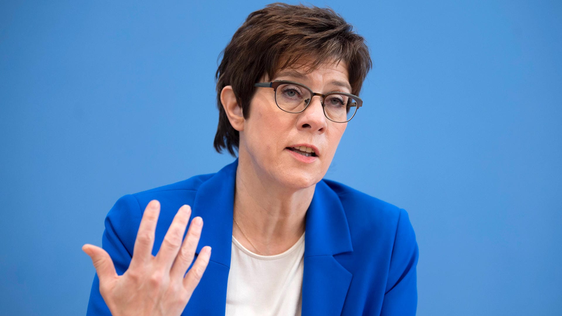 Annegret Kramp-Karrenbauer: Die Gaspipeline Nord Stream 2 ist ein Streitpunkt zwischen Deutschland und den USA.