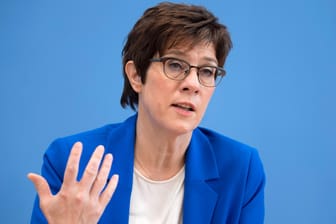 Annegret Kramp-Karrenbauer: Die Gaspipeline Nord Stream 2 ist ein Streitpunkt zwischen Deutschland und den USA.