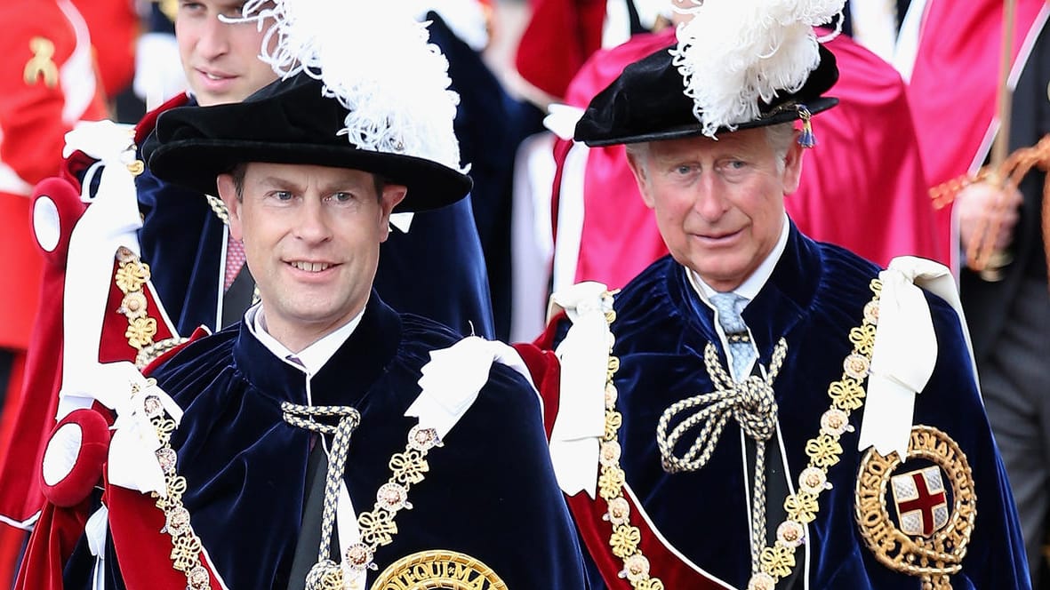 Prinz Edward und Prinz Charles: Ist Letzterer König, bekommt Ersterer den Titel des Herzogs von Edinburgh.