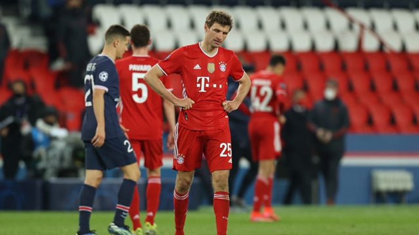 Thomas Müller zeigt sich nach dem Spiel enttäuscht.
