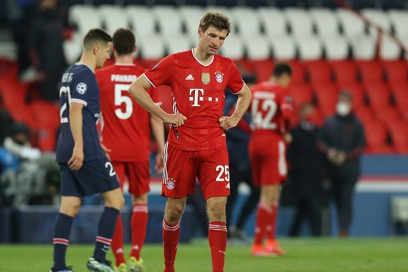 Thomas Müller zeigt sich nach dem Spiel enttäuscht.