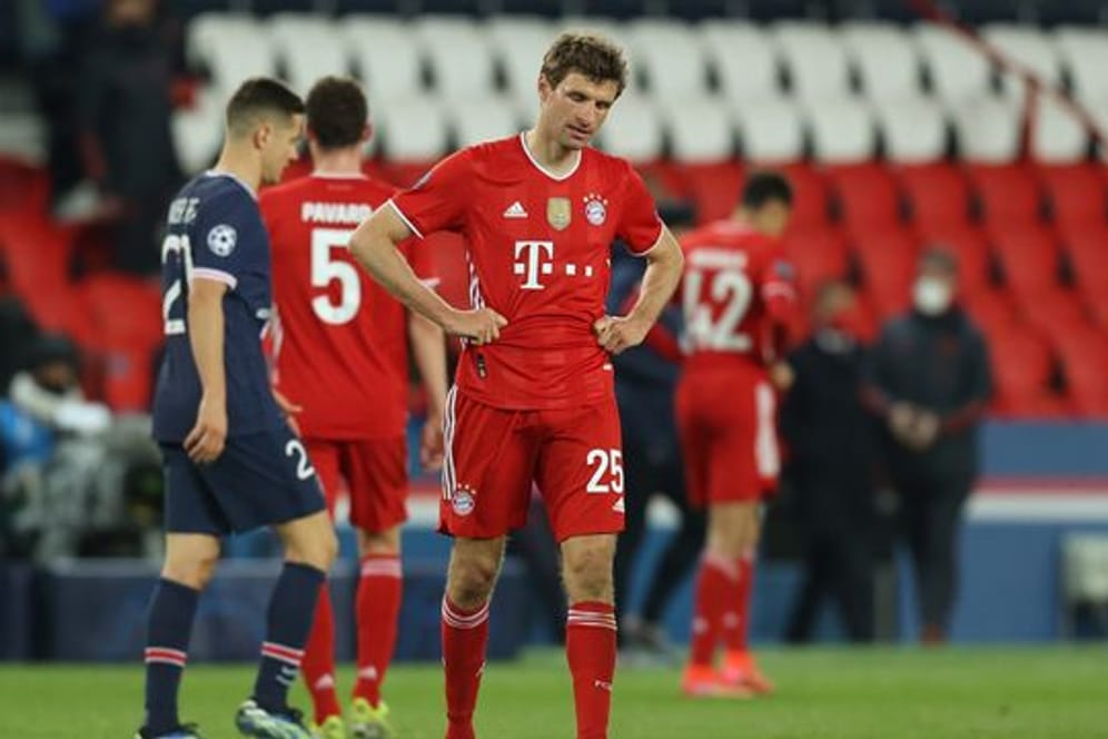 Thomas Müller zeigt sich nach dem Spiel enttäuscht.