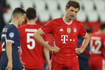 Enttäuscht: Bayern-Star Thomas Müller nach der Partie.