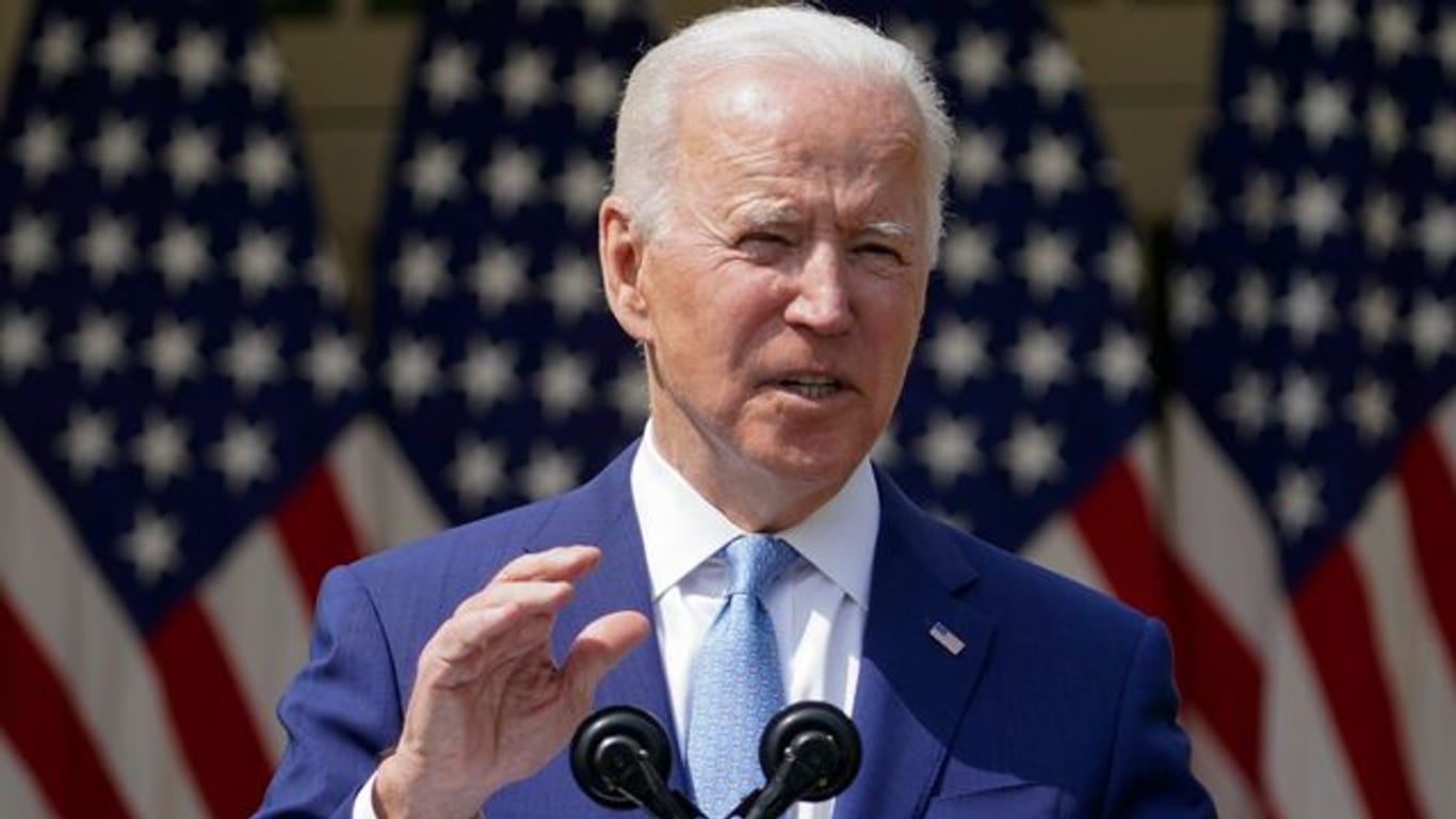 "Wir sind nach Afghanistan gegangen wegen eines schrecklichen Angriffs, der vor 20 Jahren geschah", sagt Biden.