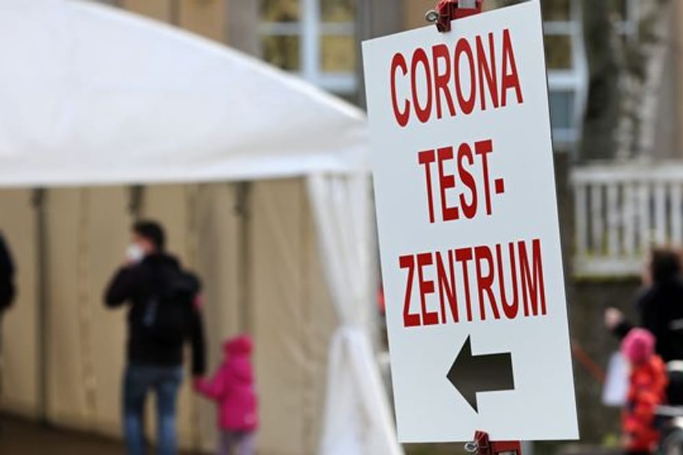 Das Corona Test-Zentrum der Universitätsmedizin in Rostock.