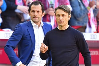 Hasan Salihamidzic (l.) und Niko Kovac: Das Duo arbeitete von Sommer 2018 bis Herbst 2019 zusammen in München.