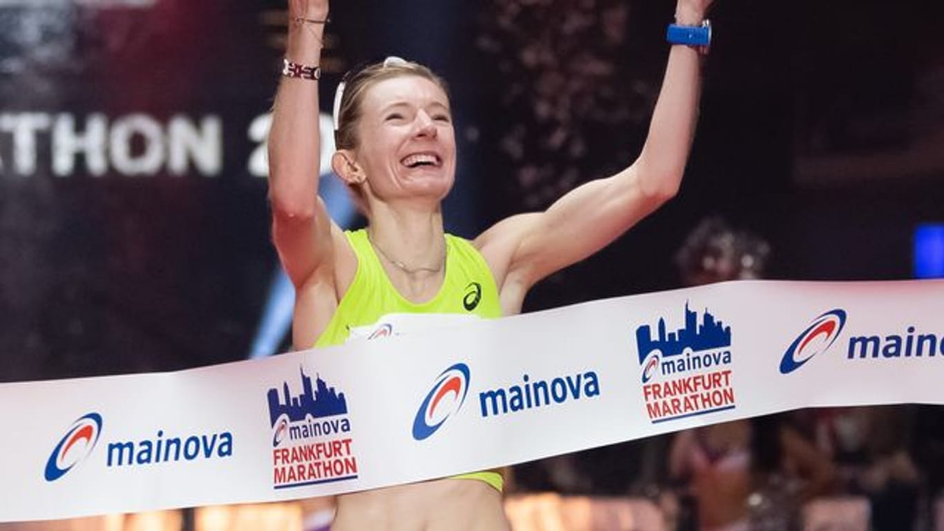Aussichtsreichste Kandidatin für einen der zwei weiteren Olympia-Plätze im Marathon: Katharina Steinruck.