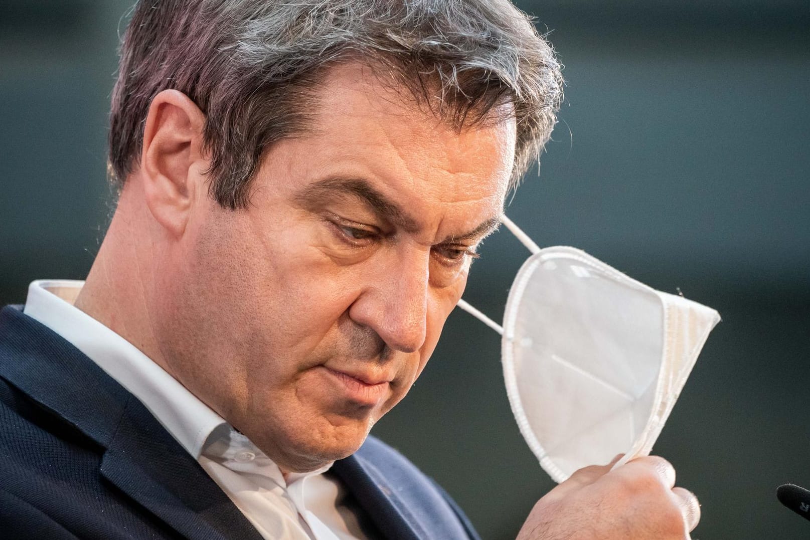 Bayerns Ministerpräsident Markus Söder zur Lage in den Intensivstationen: "Regional stoßen wir mittlerweile an unsere Grenzen".