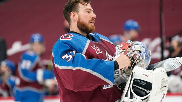 Torwart Philipp Grubauer von den Colorado Avalanche steht auf der Corona-Liste der NHL. Torwart Philipp Grubauer von den Colorado Avalanche steht auf der Corona-Liste der NHL.
