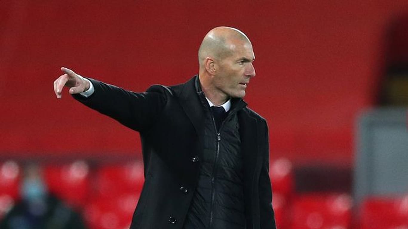 Zinedine Zidane lobte seine Spieler.
