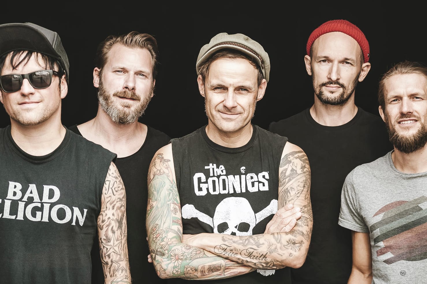 Die "Donots" im Jahr 2021: Guido Knollmann, Jan-Dirk Poggemann, Ingo Knollmann, Alex Siedenbiebel und Eike Herwig (v.l.n.r.)