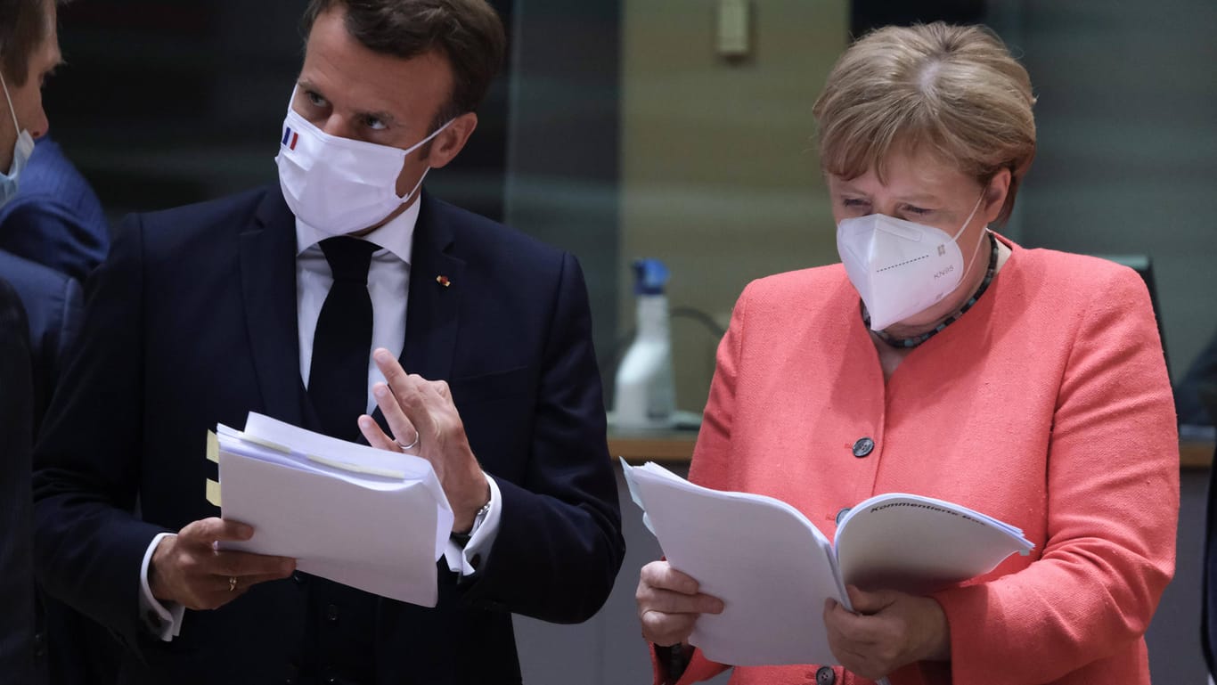 Emmanuel Macron und Angela Merkel: Frankreichs Präsident und die deutsche Bundeskanzlerin treffen sich am Freitag zu einem Klimagipfel.