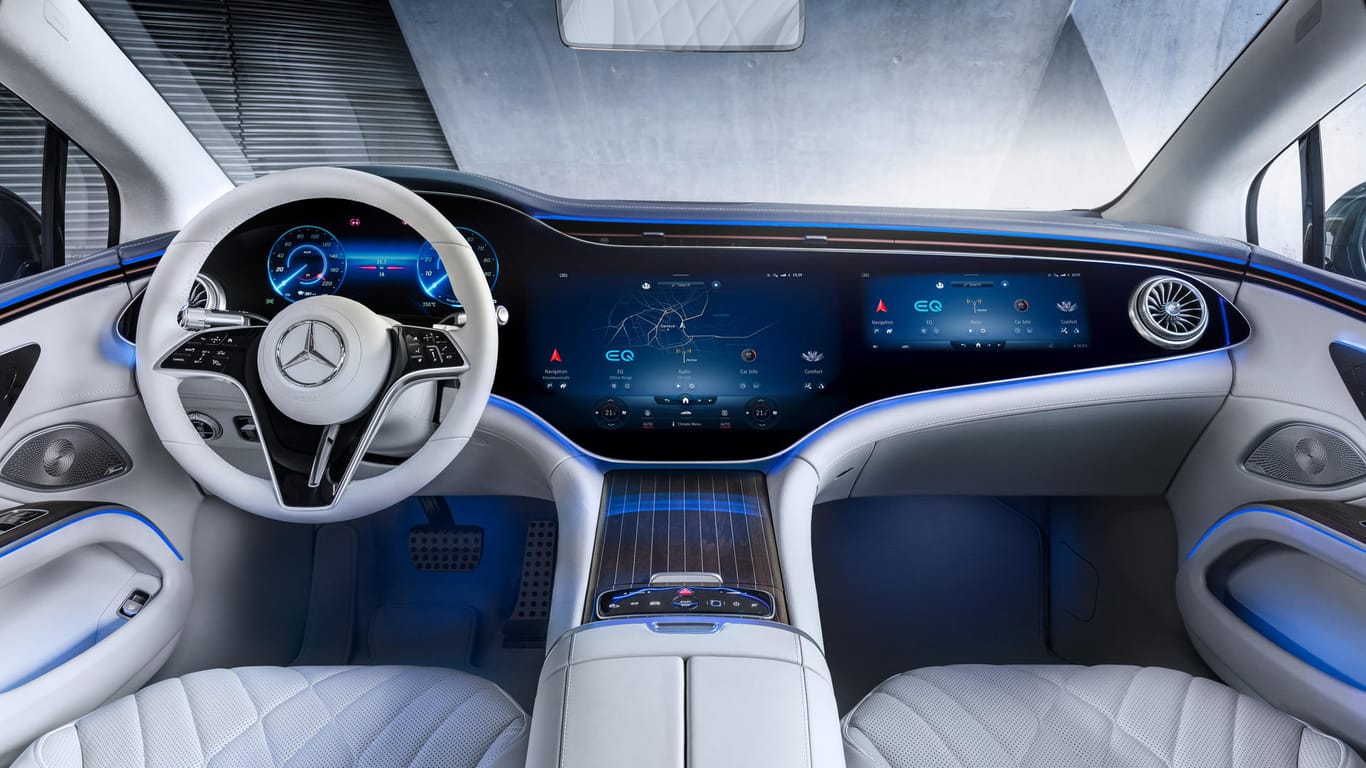 Mercedes EQS: Er setze laut Reitman einen neuen Maßstab an Komfort, Bedienung, Technologie, Materialqualität und Attraktivität für Elektroauto-Limousinen.