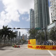 Formel-E-Autos auf der Strecke in Miami: Vielleicht fahren hier bald auch die Boliden der Königsklasse.