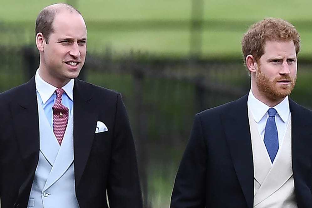 Prinz William und Prinz Harry: Bei Prinz Philips Trauerfeier sollen die Brüder nicht nebeneinander laufen.