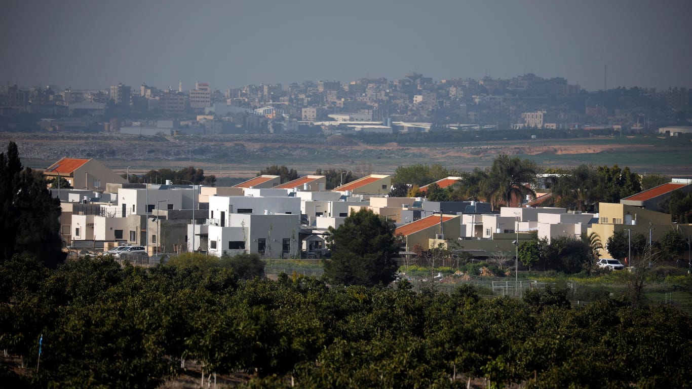 Blick auf den Gazastreifen von israelischer Seite: Die Armee hat die Hamas attackiert. (Archivbild)