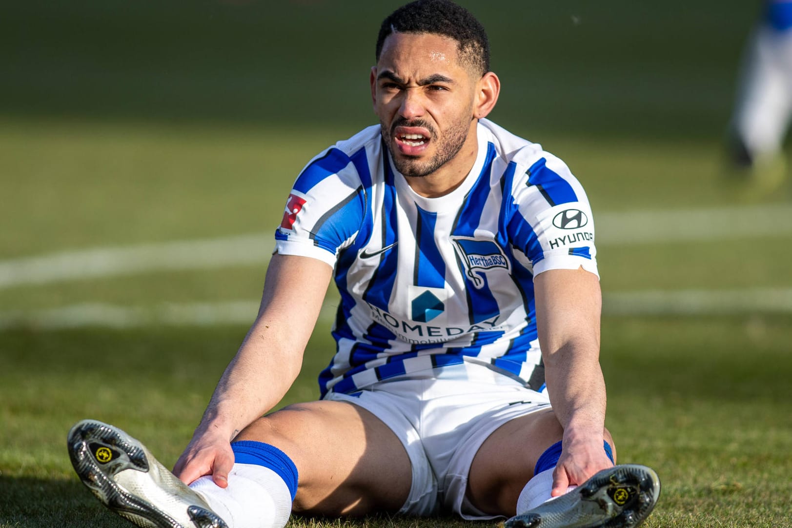Matheus Cunha: Der Brasilianer von Hertha BSC wird mit seinem Team am Sonntag nicht auf dem Platz stehen.