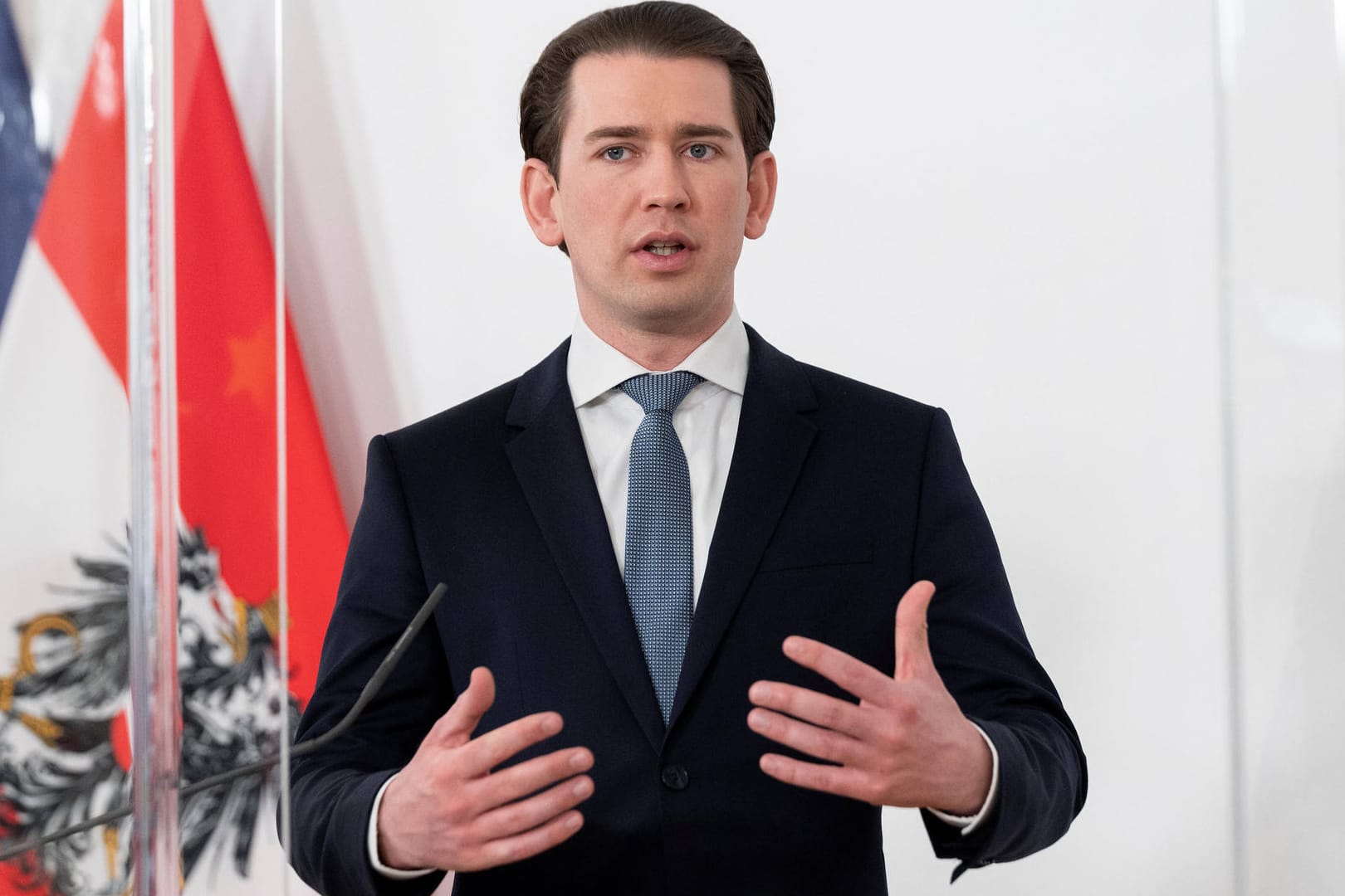 Österreichs Kanzler Sebastian Kurz: Mit Öffnungsschritten und einem Schutzkonzept will er allen Branchen eine Perspektive bieten.
