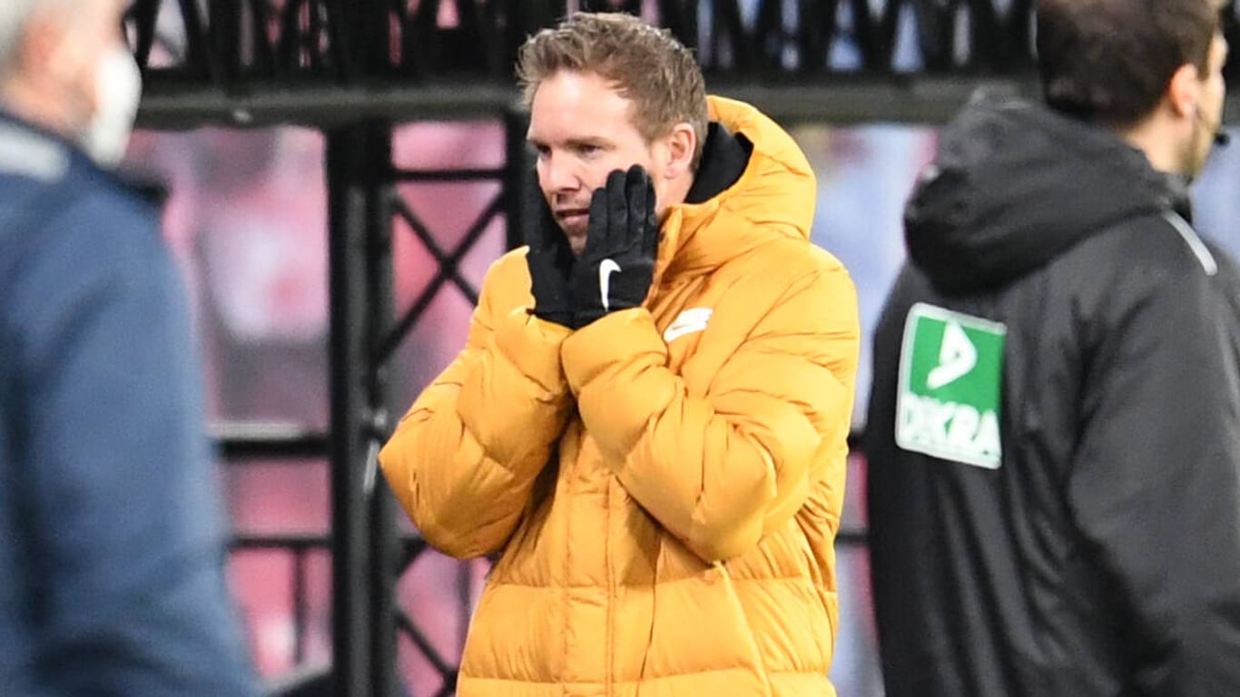 Nicht zu fassen: Julian Nagelsmanns Leipziger verpassten gegen Hoffenheim den erwarteten Dreier.