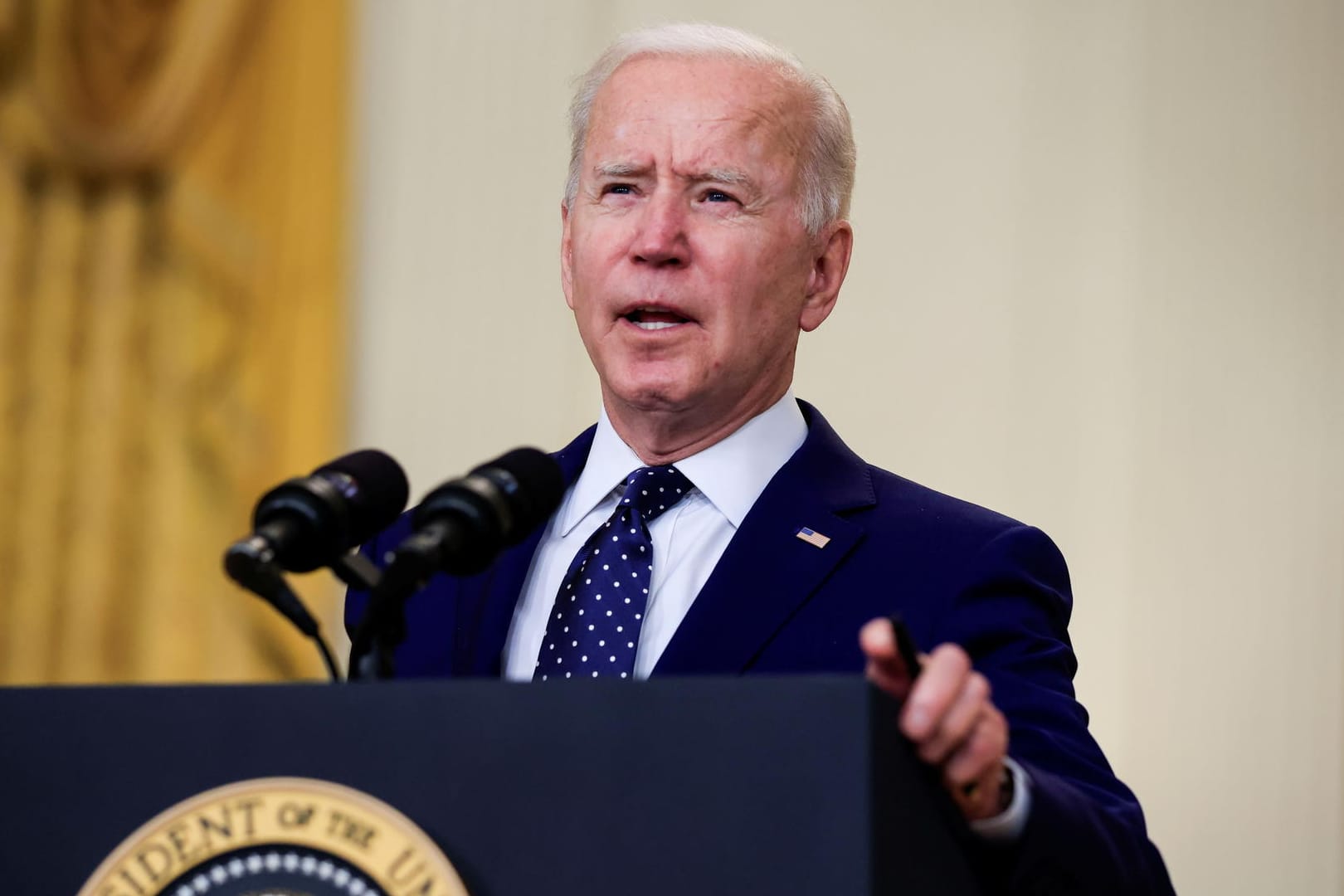 US-Präsident Joe Biden: Er will nun zunächst doch nicht mehr Migranten in den USA aufnehmen.