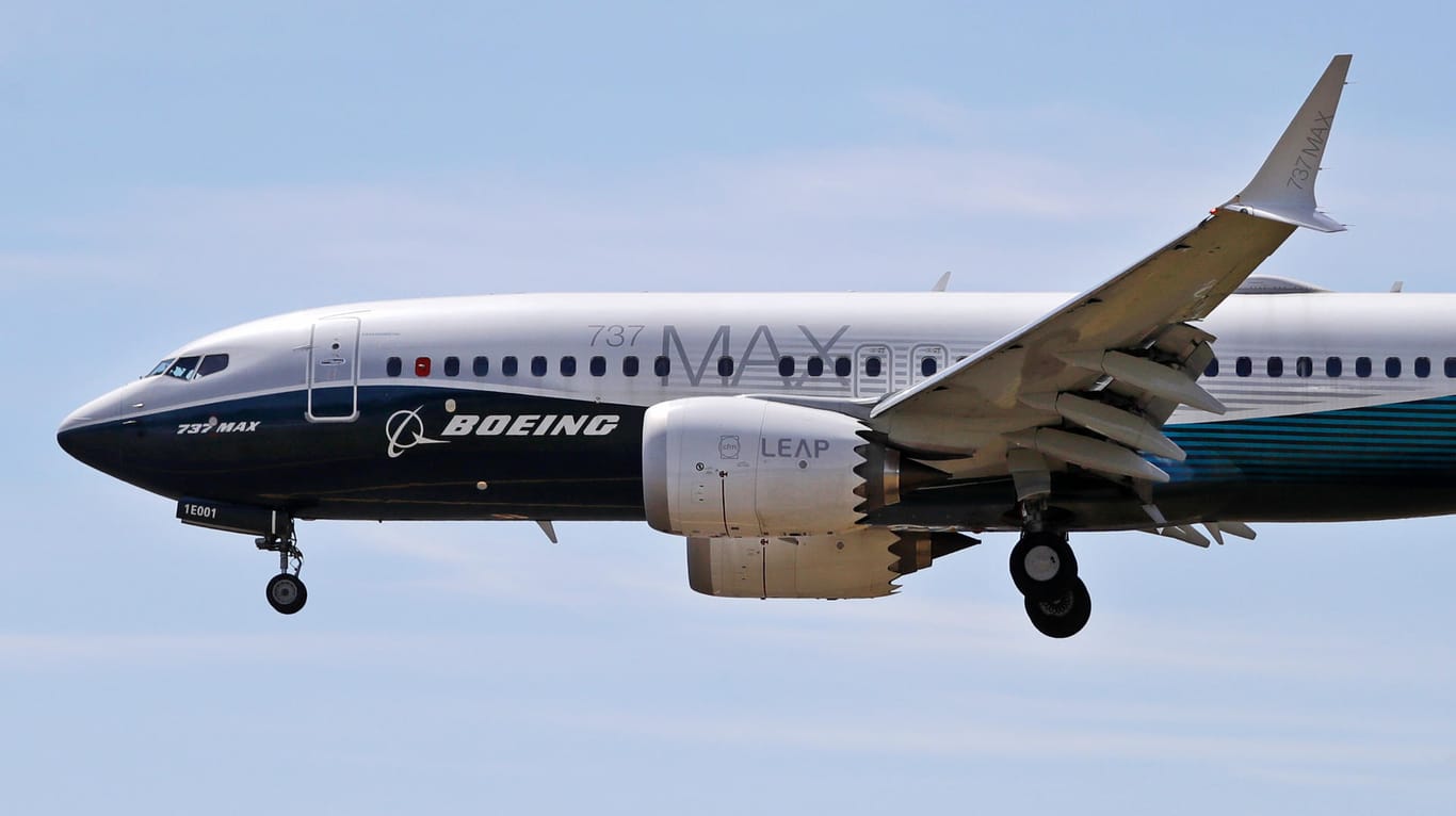 Ein Flugzeug vom Typ Boeing 737 Max: Mit dem Gerät gibt es neue Probleme.